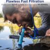 Membrane Solutions Straw Water Filter, Survival Filtration P...