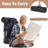 Tirrinia Waterproof Outdoor Blanket with Sherpa Lining, Wind...