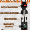 Atomic Bear Paracord Bracelet (2 Pack) - Adjustable - Fire S...