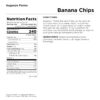 Augason Farms Sweetened Banana Chips Can, Emergency Food Sup...