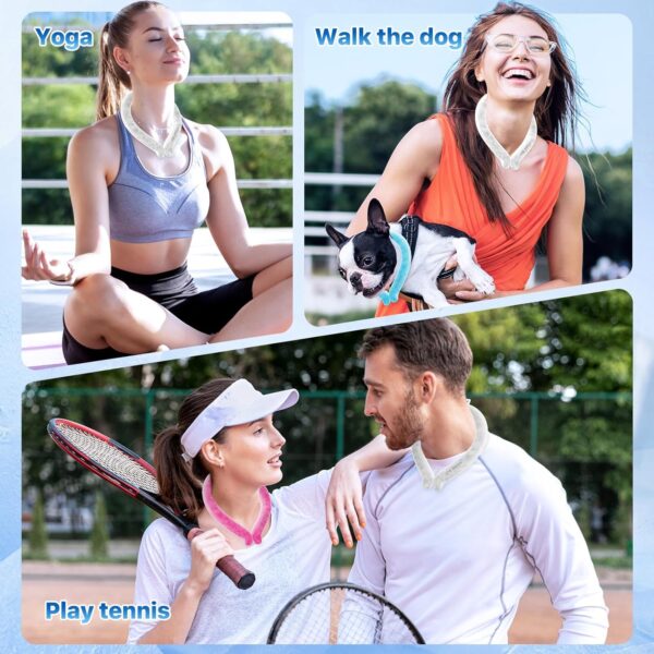 Neck Cooling Tube, Wearable Cooling Neck Wrap for Hot Summer...