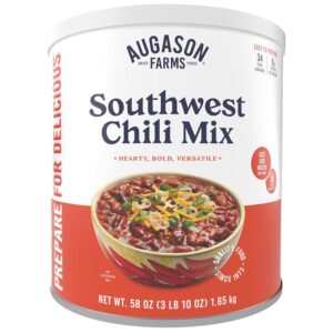 Augason Farms Southwest Chili Mix Can, Certified Gluten Free...