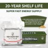 Emergency Food Ration Bars, Survival Food with Tin box, 20 Y...