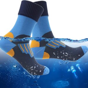 RANDY SUN Waterproof Socks, Unisex Hiking Wading Trail Runni...