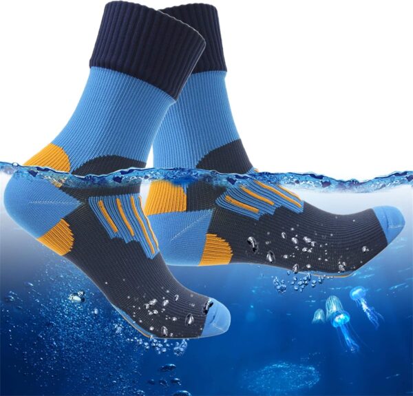 RANDY SUN Waterproof Socks, Unisex Hiking Wading Trail Runni...