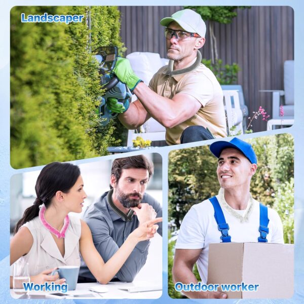 Neck Cooling Tube, Wearable Cooling Neck Wrap for Hot Summer...