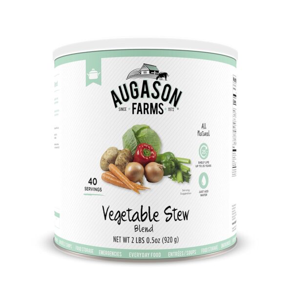 Augason Farms Vegetable Medley Blend Can, Emergency Food Sup...