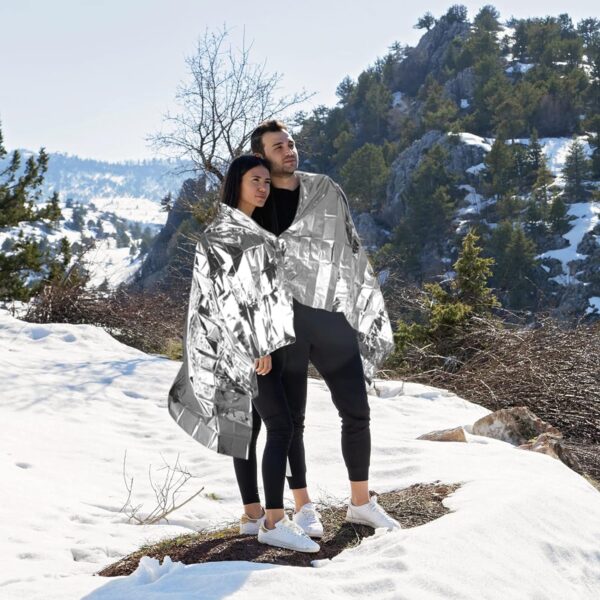 Emergency Mylar Thermal Blankets -Space Blanket Survival kit...