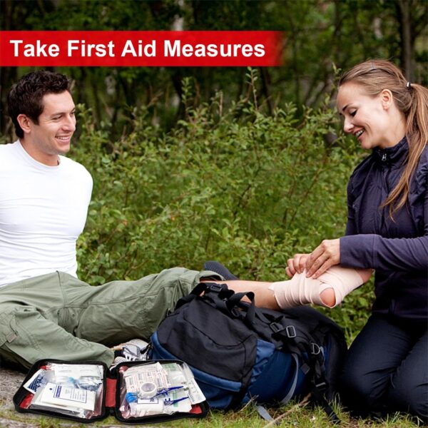 Travel-First Aid-Kit Car-Home 300PCS Survival-Kit Outdoor-Ad...