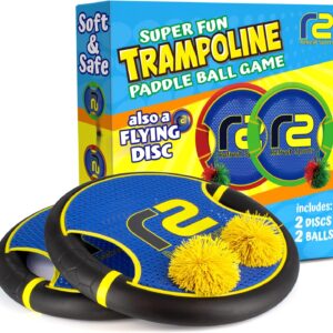 Fun Bouncy Paddle & Stringy Ball Toss & Catch Game - Easy to...