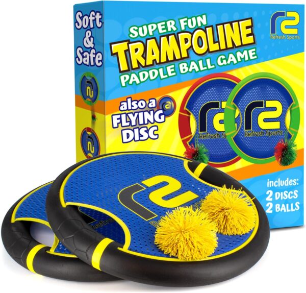 Fun Bouncy Paddle & Stringy Ball Toss & Catch Game - Easy to...