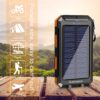 Solar Charger Power Bank, 20000mAh Portable Outdoor Waterpro...