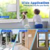 Sliding Door Lock, 2 Pack Child Safety Sliding Glass Door Lo...