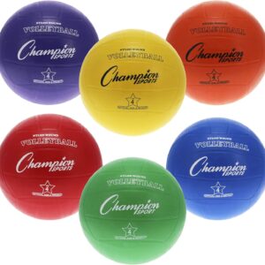 Champion Sports Rubber Volleyball, Official Size, for Indoor...