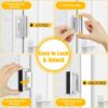 Home Security Door Lock, Upgraded Metal Door Reinforcement L...