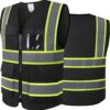 Reflective High Visibility Safety Vest for Men Women with Po...