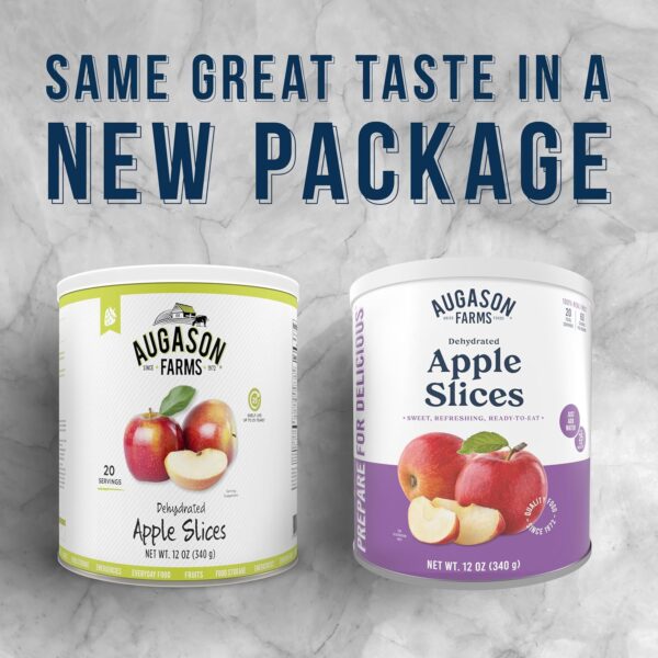 Augason Farms Dehydrated Apple Slices Can, Certified Gluten ...