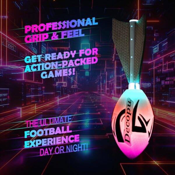 2025 Latest Light Up Football-Glow in The Dark Ball-Recharge...