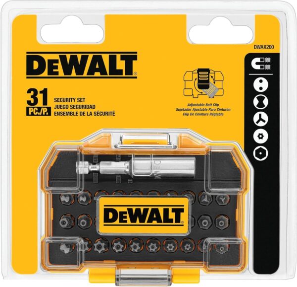 DEWALT DWAX200 Security Screwdriving Set, 31-Piece