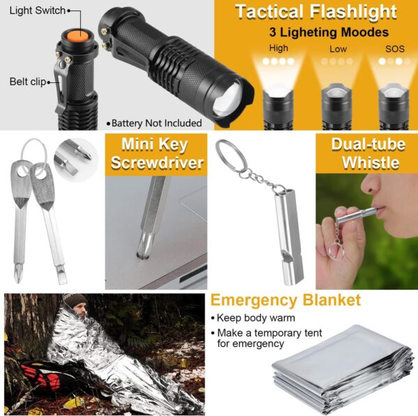 Survival Kit, Gifts for Men Dad Husband, Emergency Survival ...
