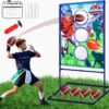 Football Toss Game with 4 Inflatable Balls, Football Throwin...