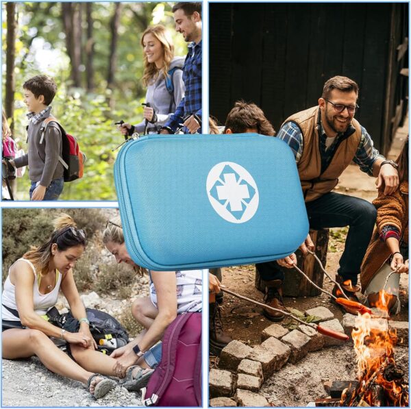 Car-Home Survival First-Aid Kit Emergency-Kit - Blue 273Piec...