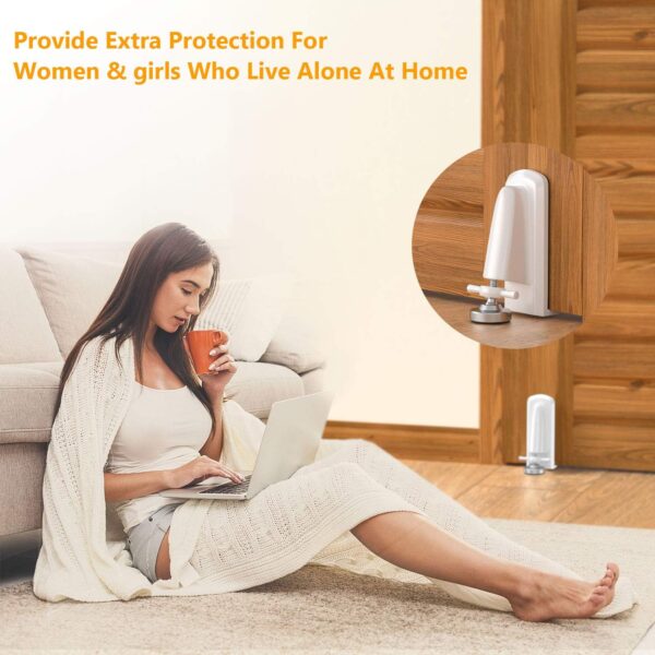 Portable Door Jammer for Travel - Door Stoppers Security Ant...