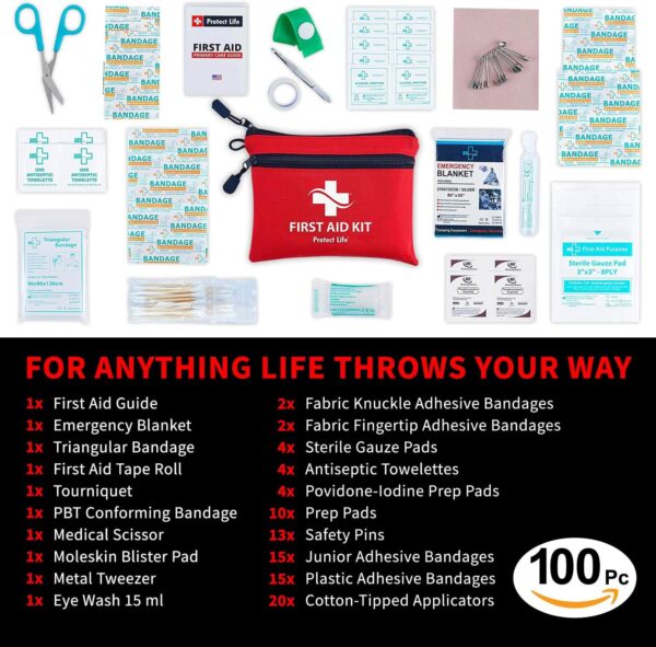 Protect Life First Aid Kit for Home/Business, HSA/FSA Eligib...