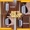 Home Security Door Lock, 2 Pack Childproof Door Reinforcemen...