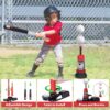 T Ball Set, Tee Ball Set for Kids 3-5 with 6 Large Baseballs...