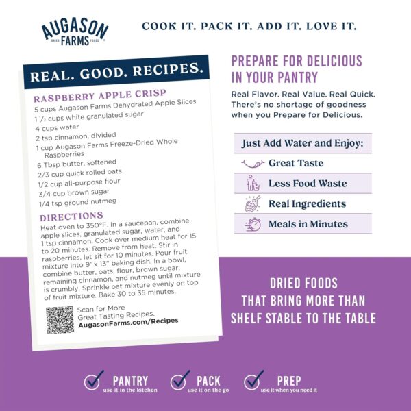 Augason Farms Freeze Dried Whole Raspberries Can, Emergency ...