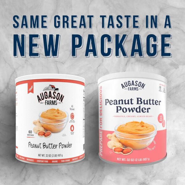 Peanut Butter Powder 2 lbs No. 10 Can
