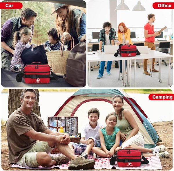 Premium 420 Piece Large First Aid Kit for Home, Car, Travel,...
