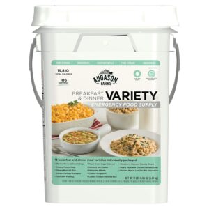 Augason Farms Breakfast and Dinner Variety Pail Emergency Fo...