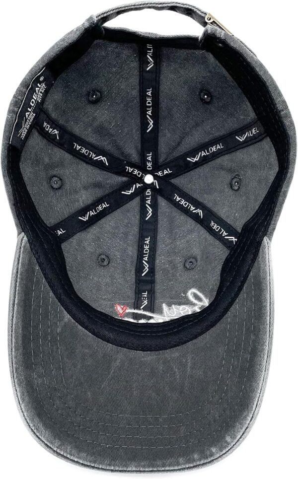 Waldeal Embroidered Camping Hair Don't Care Hat Adjustable W...