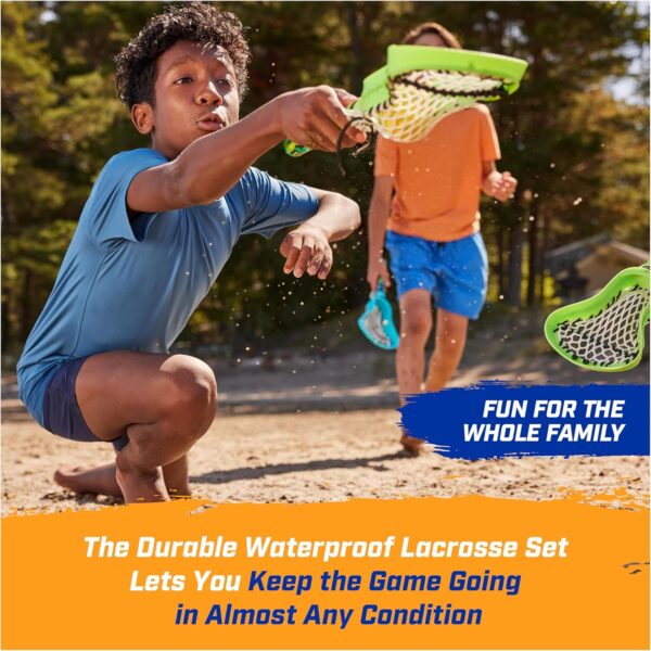 SwimWays Hydro Lacrosse, Blue, Outdoor Games for Adults & Ki...