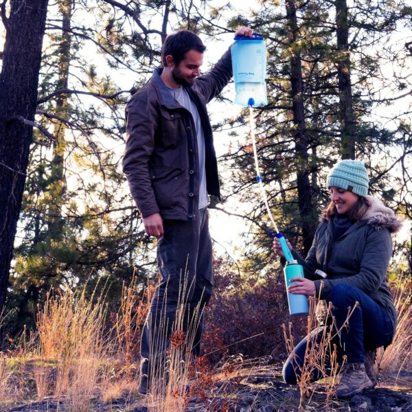 SimPure Gravity Water Filter, Portable Gravity-Fed Water Pur...