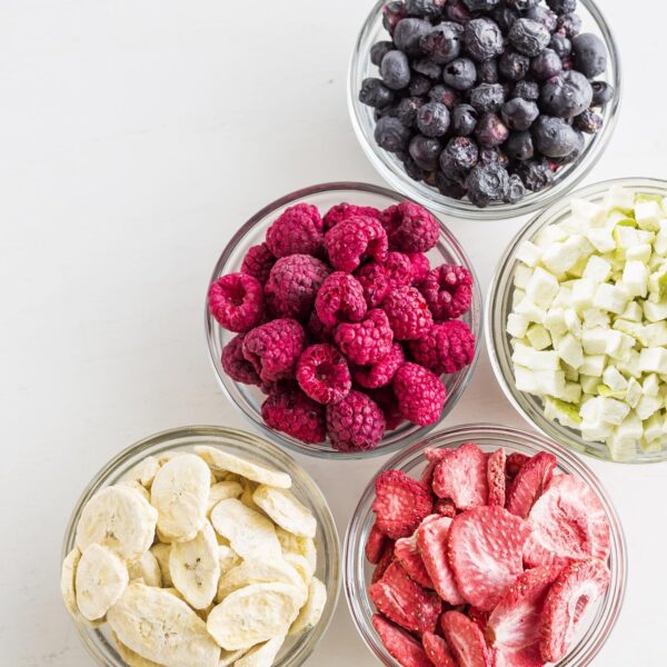 Augason Farms Dehydrated and Freeze-Dried Fruit Variety Pail...
