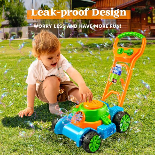 SLOOSH Bubble Lawn Mower Toddler Toys - Kids Bubble Machine ...