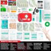 General Medi 2-in-1 First Aid Kit (215 Piece Set) + 43 Piece...