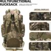 100L Camping Hiking Backpack,Molle military Tactical rucksac...