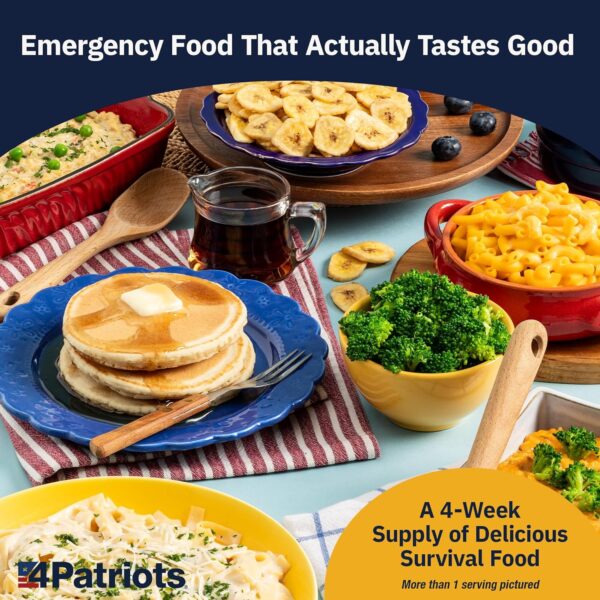 4Patriots 4-Week Survival Food Kit: Emergency Food Supply De...