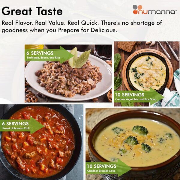 NuManna Grab-n-Go Bucket 80 Servings GMO Free, No Added Pres...