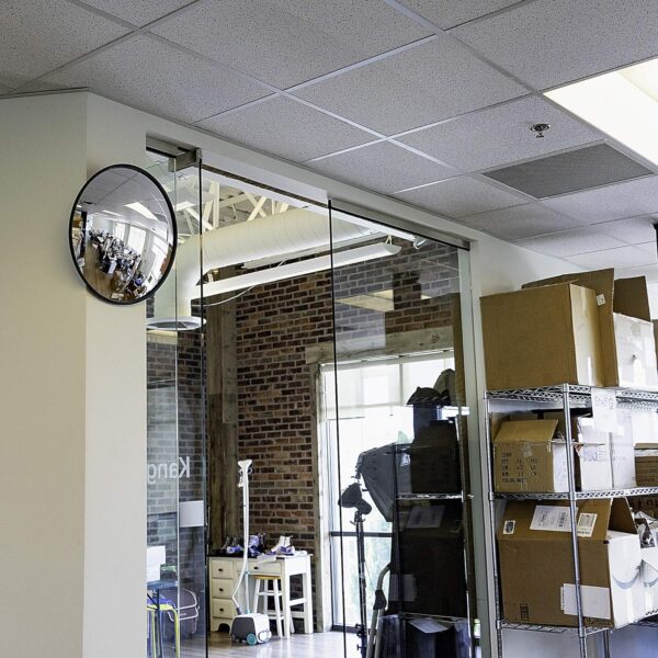 18” Acrylic Outdoor Convex Mirror with Plastic Back, Round O...
