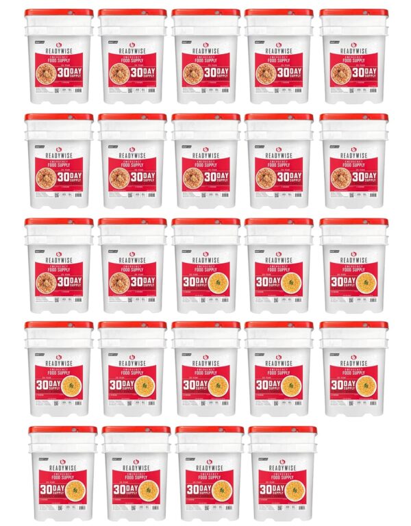 READYWISE- 1 Year, Emergency Food Supply, 3,576 Servings, 24...