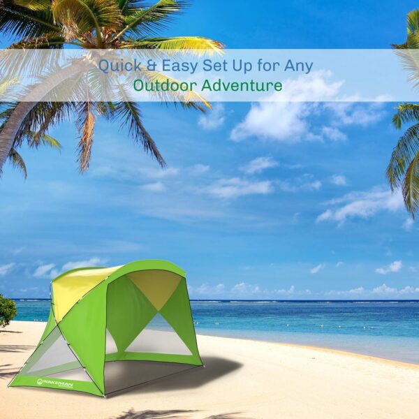 Beach Tent Sun Shelter - Sport Umbrella - UV Protection and ...