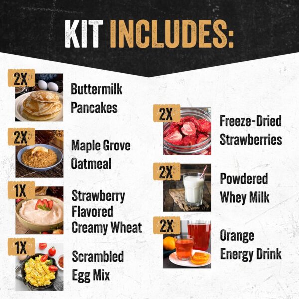 Ready Hour Breakfast Bucket (128 Servings), Emergency Food S...