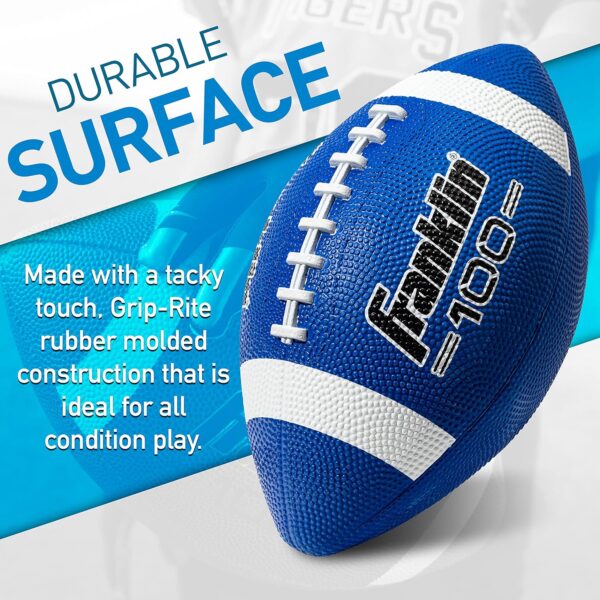 Franklin Sports Kids Junior Football - Grip-Rite 100 Youth J...