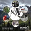 Grappling Hook and Rope 10M (32ft) - Multifunctional Heavy D...