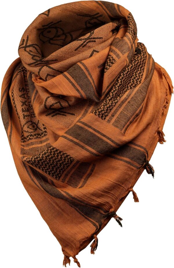 Texas Bushcraft Tactical Shemagh - Authentic Keffiyeh 100% C...